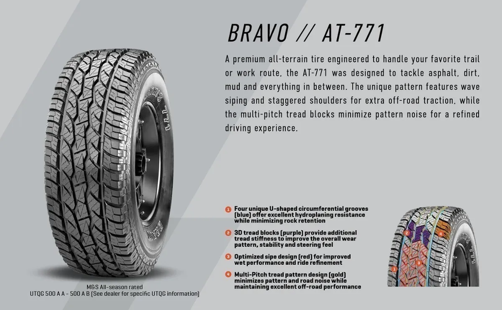 Maxxis Bravo AT-771, 235x75 Rin15