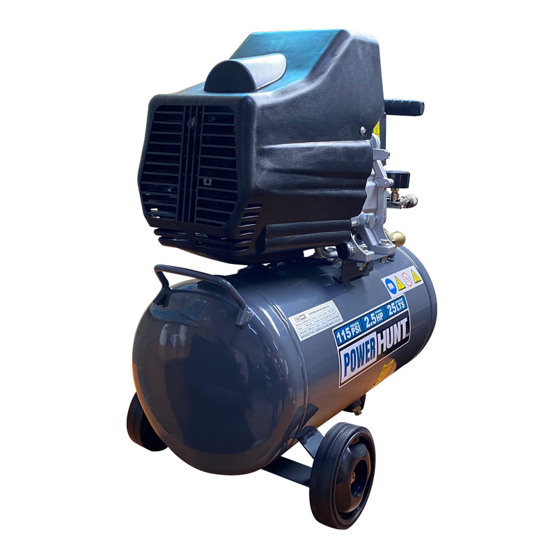 Kit Compresor 25L, doble conecxion, 3 metros manguera y pistola de gravedad