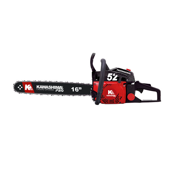 Motosierra profesional 52 cc con 2 barras y cadenas Oregon de 16 pulg