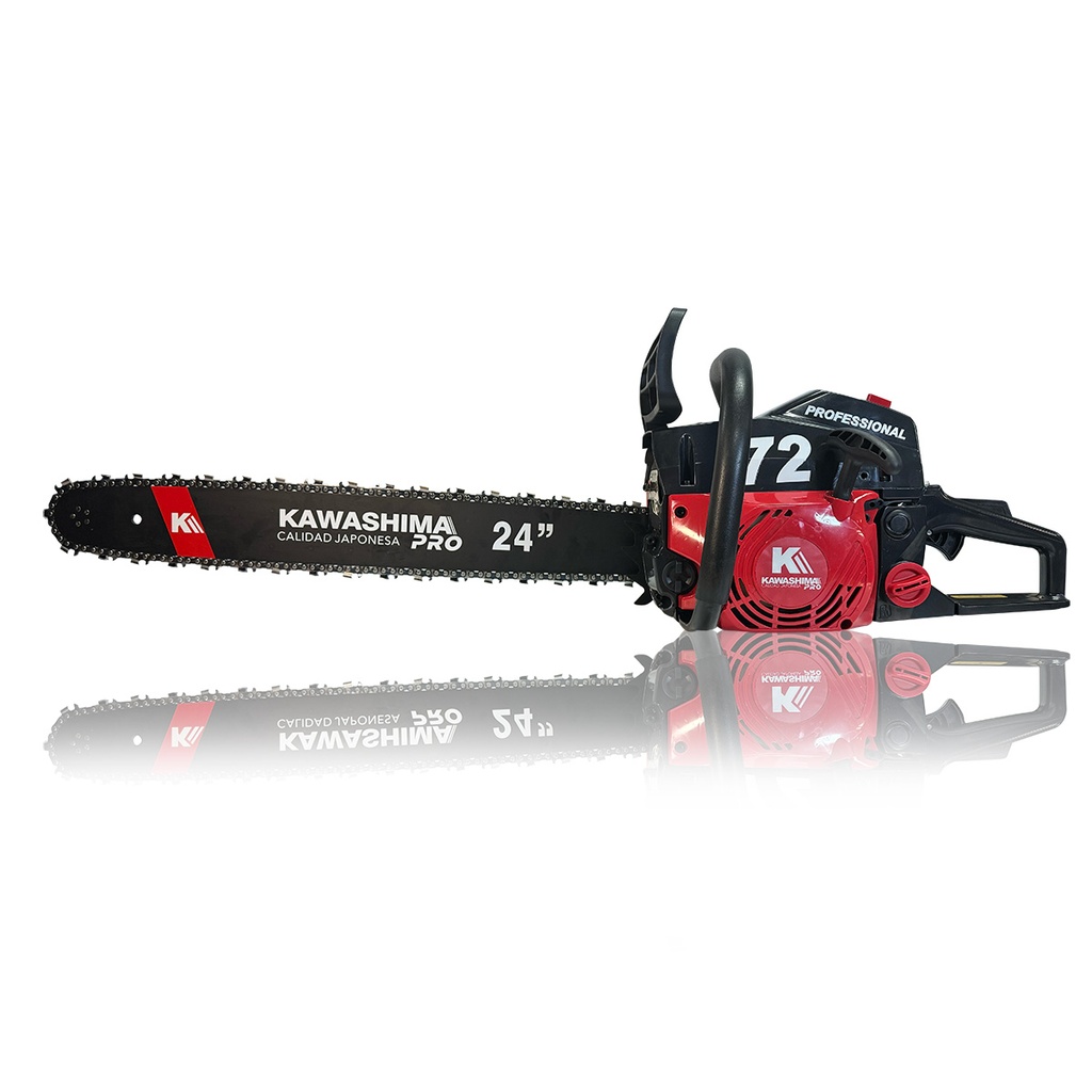 Motosierra profesional 72 cc con 2 barras y cadenas Oregon de 24 pulg cont: 2 motosierras