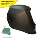 Careta proteccion ultra visibilidad celda solar