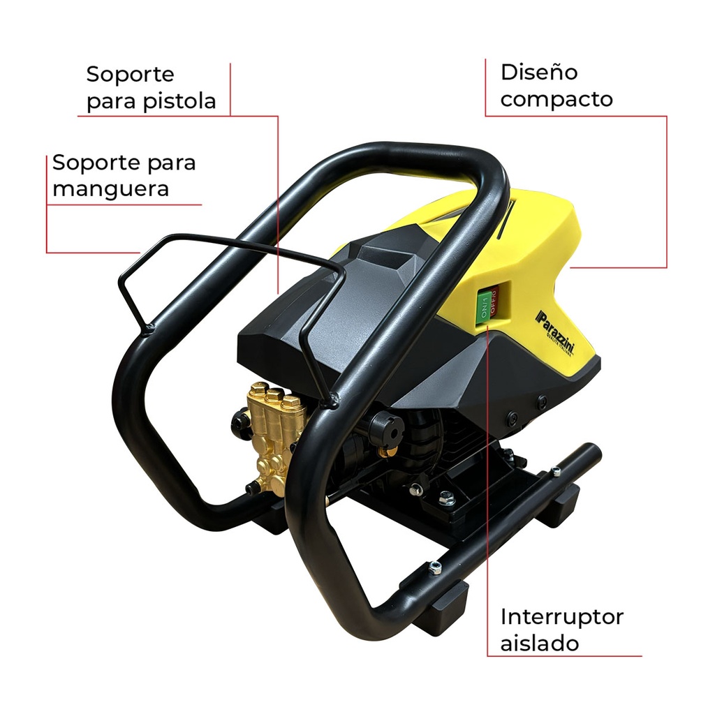 Hidrolavadora eléctrica Parazzini 160 Bar