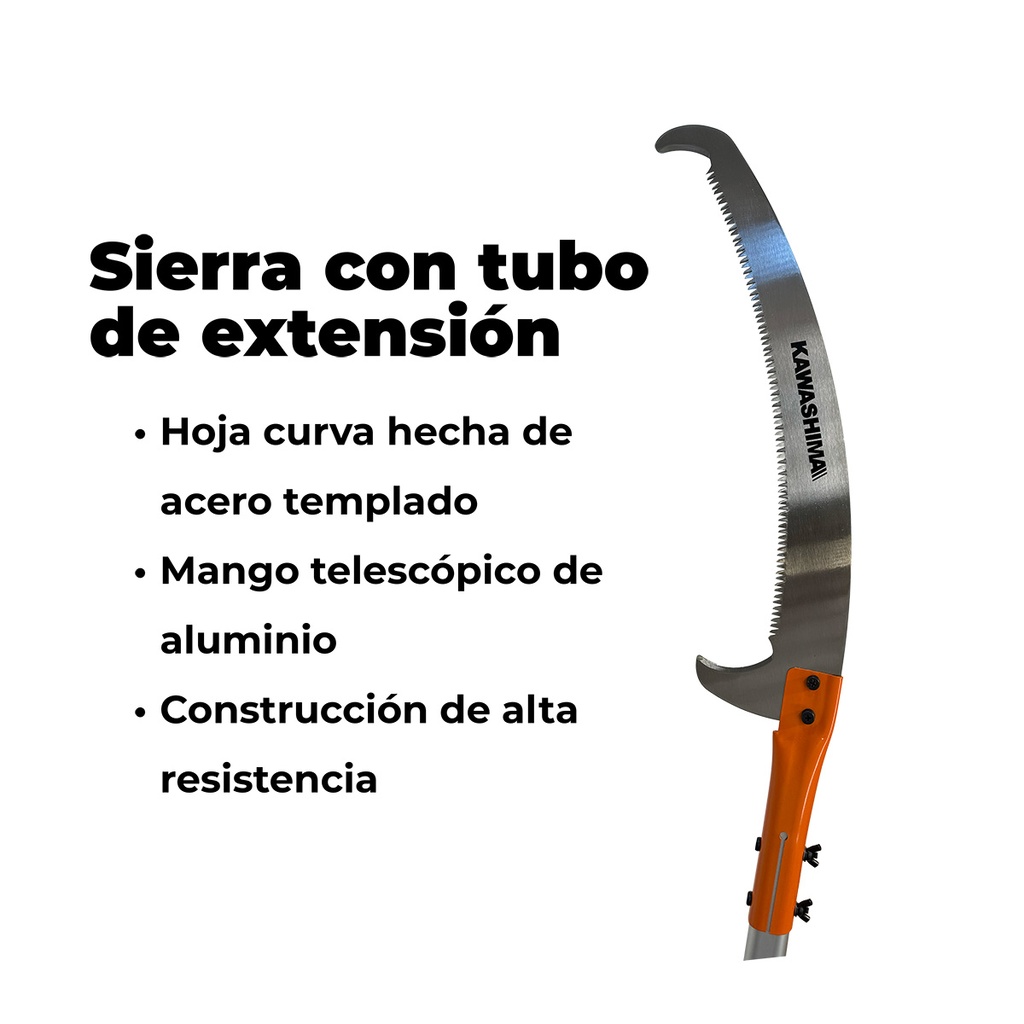 Sierra con tubo de extension