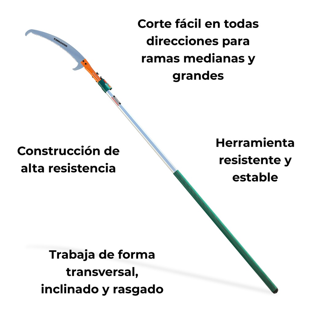 Sierra con tubo de extension