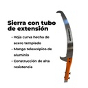 Sierra con tubo de extension