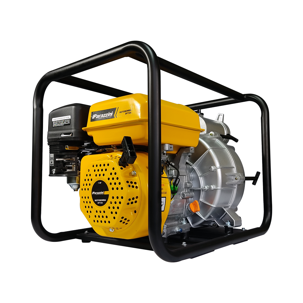 Motobomba 7 hp 4 tiempos ohv 3 pulg solidos y líquidos