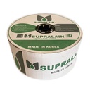 Cintilla Supralain drip tape diametro 5/8 calibre 6 mil espesor .15 mm / esp salidas 10 cm pres de trabajo 0.8 bar / flujo. 0.80 lts/hrs medida de rollo 3050 mts uso exclusivo agricola