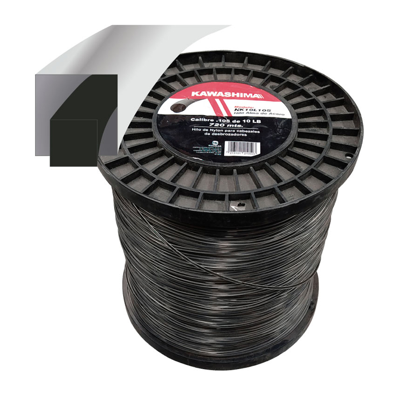 Hilo nylon 0.130pulg 3.30mm x 392mts 10lb cuadrado