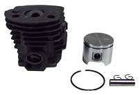 Kit cilindro y piston diam. 46 mm compatible Husqvarna