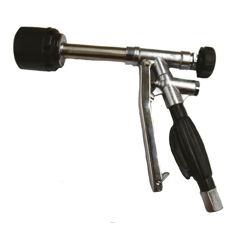 Pistola spray abanico de alta calidad para aspersor profesional, regulacion trasera rosca 1/2 incorpora 3 boquillas 