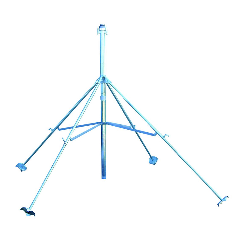 Soporte 4 patas ajustable de conexion rapida NPT Entrada: 2 pulg. altura: 1 m presion maxima: 5 bar 70 psi peso: 19 kg Incluye: adaptacion tubo 1 m