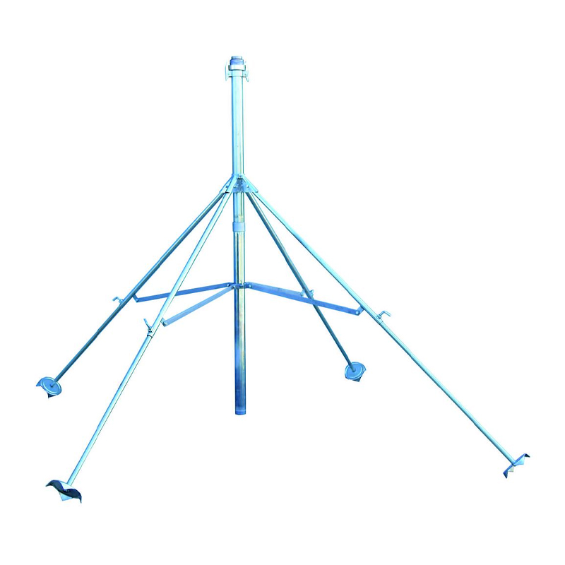 Soporte 4 patas ajustable de conexion rapida NPT Entrada: 2 pulg. altura: 1 m presion maxima: 5 bar 70 psi peso: 19 kg Incluye: adaptacion tubo 1 m