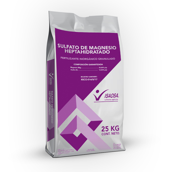 Sulfato de magnesio heptahidratado-25KG