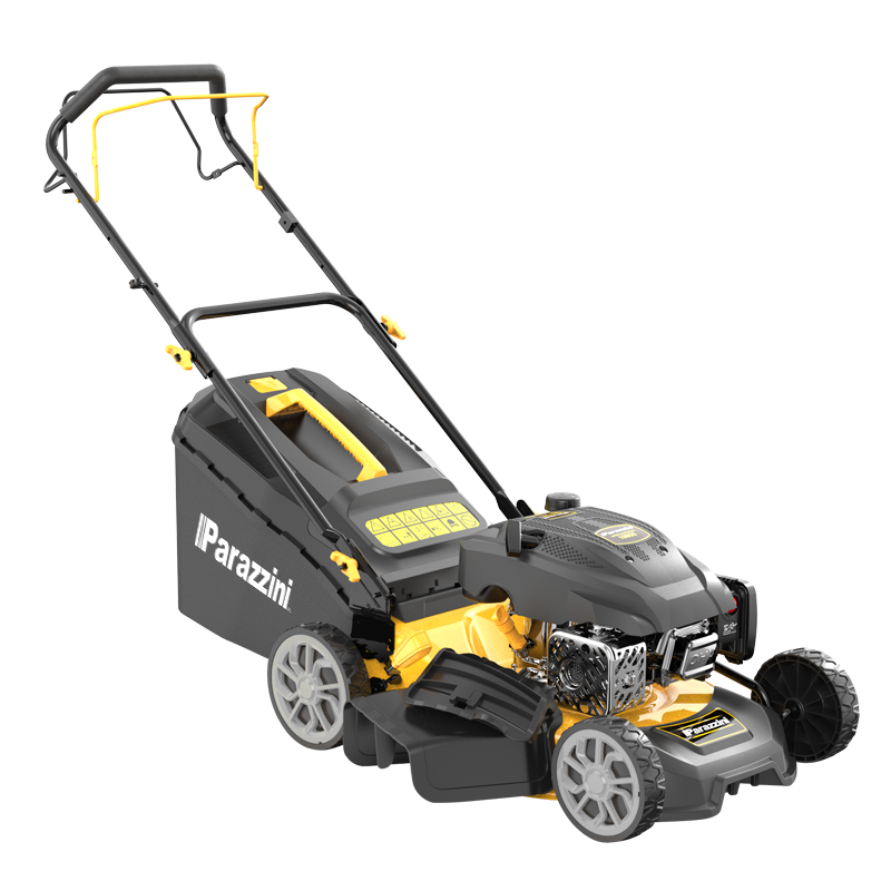 Podadora con tracción 190cc con cuchilla de 21" de corte con bolsa recolectora auto propulsada