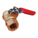 [2625-139] Conector hembra / macho valvula 1/4 tipo esfera para aspersor motorizado takashi contenido 1 pieza