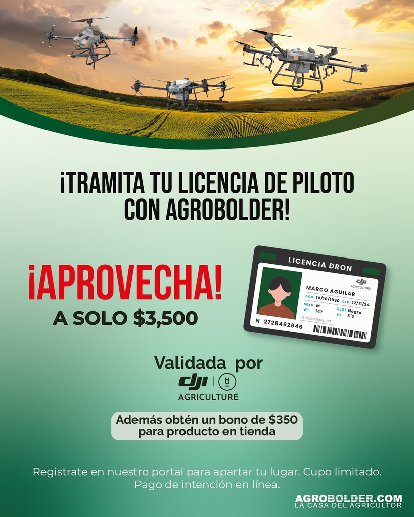 Licencia piloto de drones