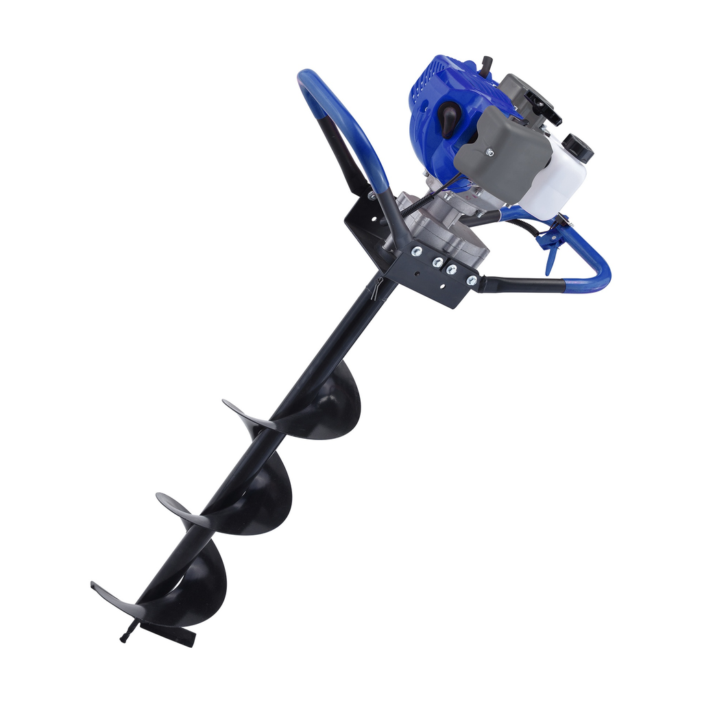 Mototaladro de 52cc con brocas de 10 cm 15 cm y 20 cm