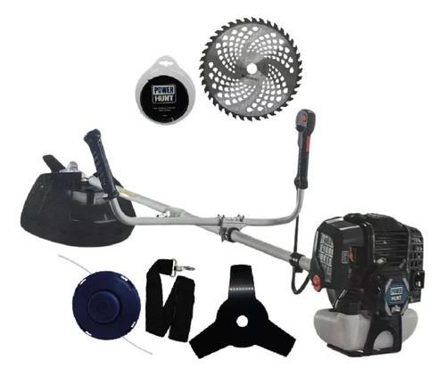 Desbrozador recto 52 cc con cuernos