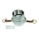 [CMA-D3] Acoplamiento camlock tipo D de aluminio 3" de diametro (rosca BSP) - 1 pieza