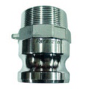 [CMA-F3] Acoplamiento camlock tipo F de aluminio 3" de diametro (rosca BSP) - 1 pieza