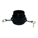 [CMP-B3] Acoplamiento camlock tipo B de polipropileno 3" de diametro (rosca BSP) - 1 pieza