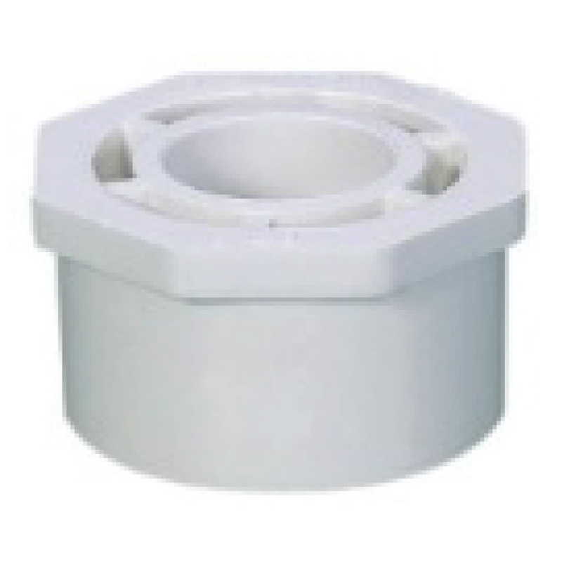 Reducción bushing 3" x 2" PVC cedula 40 (espiga x cementar) - 1 pieza