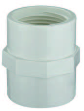 Adaptador para cementar hembra de pvc cedula 40 3 pulg / 80 mm contenido 1 pieza