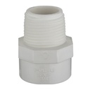 [M2702] Adaptador macho 2" PVC cedula 40 (cementar x rosca macho) - bolsa con 15 piezas