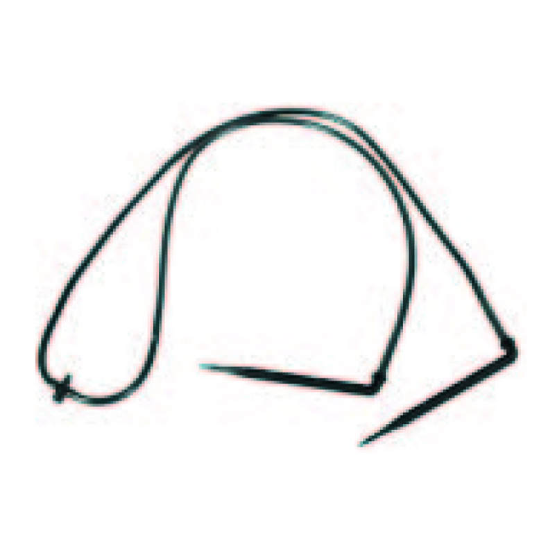 Spider con distribuidor de 2 salidas: microtubo 4 mm x 50 cm + estaca lisa de 10 cm de largo (1.8 lph) - bolsa con 10 piezas