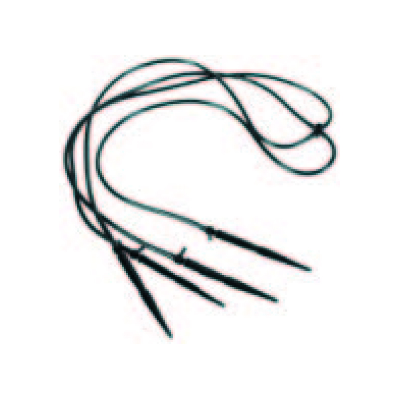Spider con distribuidor de 4 salidas: microtubo 4 mm x 50 cm + estaca lisa de 10 cm de largo - bolsa con 10 piezas