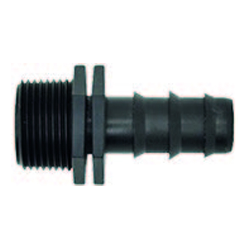 Conector manguera 16 mm x rosca macho 3/4