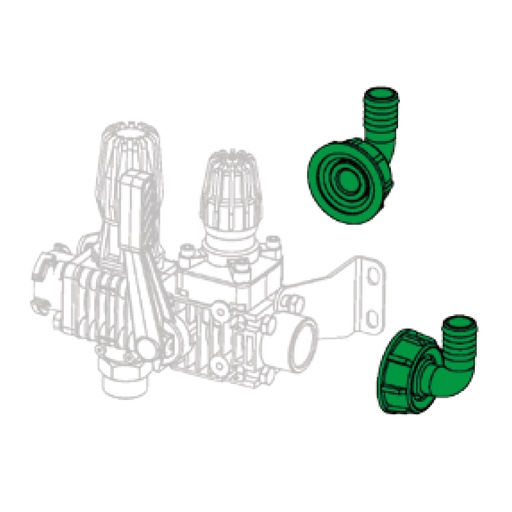 [252531973] Kit entrada y retorno grupos regulacion presion baja y grupos completos P25, R30, 30 mm, 1 3/16 pulg. 90 grados kit racores para la conexion de bomba entrada