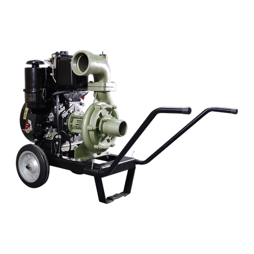 [BP174D] Motobomba 17 hp diesel centrífuga 4 pulg encendido eléctrico
