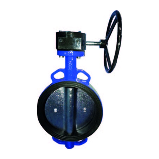 [DN10] Valvula mariposa metalica 10 pulg. metalica Material cuerpo valvula: Acero al carbon Material disco interno: Acero ductil Vastago: SS416 / Presion: PN16/Clase 150 Tipo de operacion: Volante / Conexion final: Bridada s