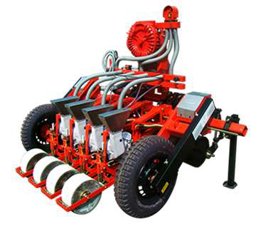 [JM24006] Sembradora de Hortalizas  de 6 surcos con deposito de 12 litros  para tractor de 60 hp