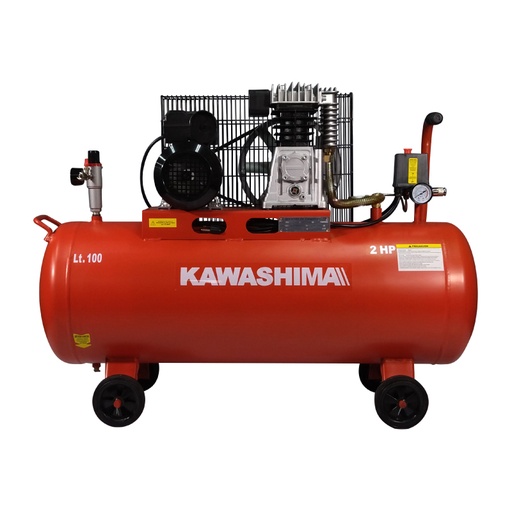 [CK100L2] Compresor 2 hp 100 lts Con banda