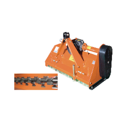 [CHOPPER165] Desmenuzadora trituradora de ramas de 1.65 metros de ancho de corte para tractores de 40-50 hp