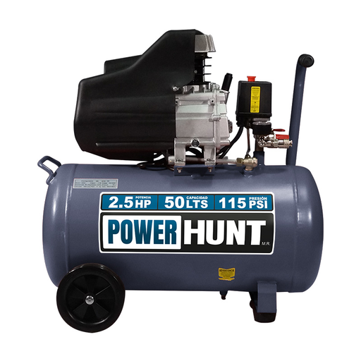 [COMPHKIT50L] Compresor 2.5 hp 50 lts con kit de manguera y pistola de gravedad