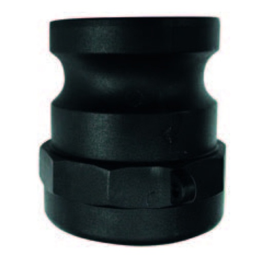 [CMP-A1] Acoplamiento camlock tipo A de polipropileno 1" de diametro (rosca BSP) - 1 pieza
