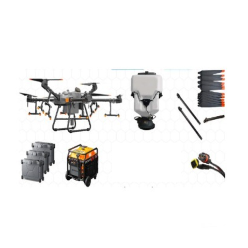 [005-276GG] Kit Dron T30, 3 baterías, 1 generador DJI 12000,1 Tanque de granulado.