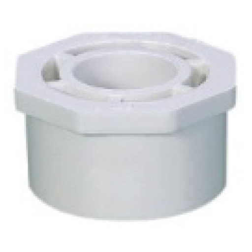 [M1032] Reductor bushing para cementar pvc 3 x 2 pulg / 80 x 50 mm para cementar contenido 1 pieza