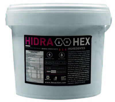 [HEXPON200] Cubeta 4.4kg rinde 400lts sabor ponche