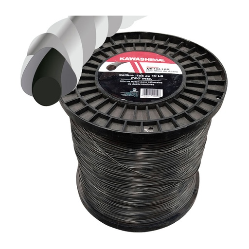 [NK10L105T] Hilo alma acero .105 alma 10 lb 630 mts twist