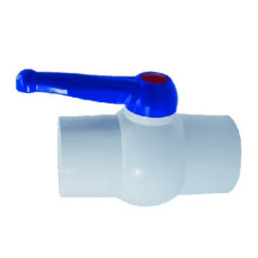 [PV0104C] Valvula bola/esfera 4" PVC cedula 40 (cementar) - caja con 6 piezas uso exclusivo agricola